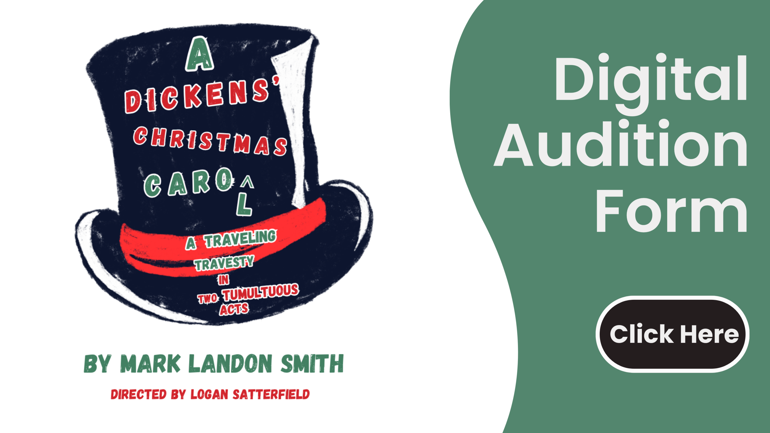 A Dickens Christmas Audition Form Graphic